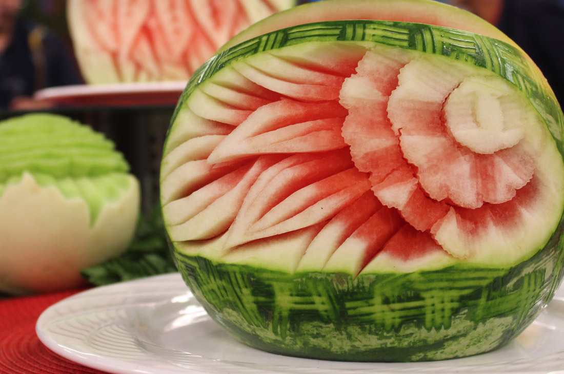 Fruit Carving by Chef Abel La Cruz